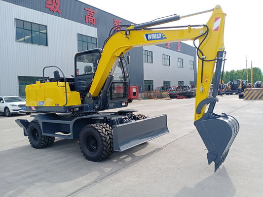Mechaniker Mini Wheel Crawler Excavator Bucket 0,2--.6cbm für den Fluss sauber