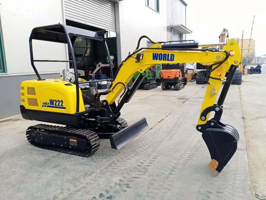 Leichtgewicht 2200 kg Kleiner Crawler-Backhoe mit 15,3KN Maximale Eimergräberkraft Similart CAT 301 302 303