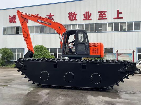 China Top-Marke nicht genutzte Amphibienbagger HK150SD mit 0,25 M3 Flussreinigungsmaschine Langstrecken-Boom
