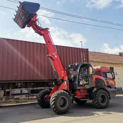 Changchai-Maschine Mini Telescopic Wheel Loader With verlängern Eimer-Boom