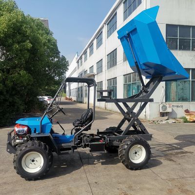 Blauer Mini Garden Tractor Diesel Electric-Traktor mit halten sich fest