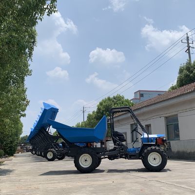 Grüner Mini Agriculture Tractor Articulated Steering mit goldener Fisch-Maschine