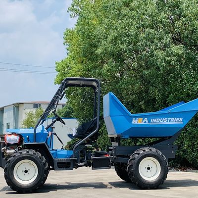 Blauer Mini Garden Tractor Diesel Electric-Traktor mit halten sich fest