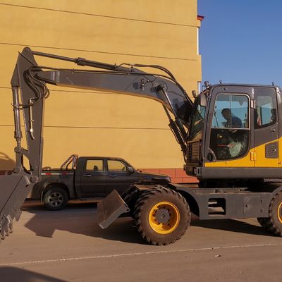 2200rpm drehte Mini Excavator Bucket Wheel Excavator mit Cummins Engine