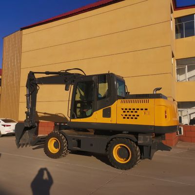 Eimer-kleiner Bagger Machine 4WD Mini Digger Machine 0.6m3