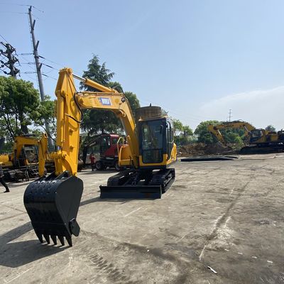 2200kw Mini Crawler Excavator Yellow Color Mikro-Mini Excavator