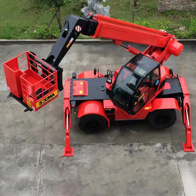 9 Meter-Teleskoplader-Gabelstapler-Boom-starkes Energie 5ton CER Zertifikat