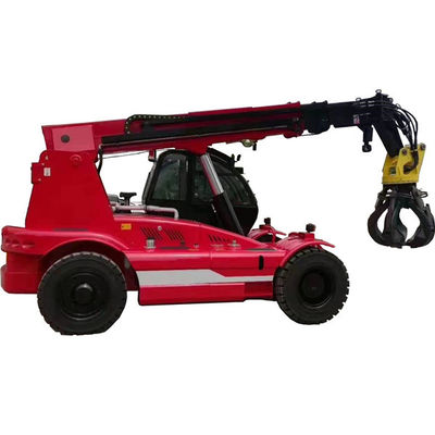 teleskopischer Crane Loader Mini Front Wheel Antrieb 10ton lärmarm