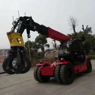 teleskopischer Crane Loader Mini Front Wheel Antrieb 10ton lärmarm