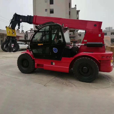 teleskopischer Crane Loader Mini Front Wheel Antrieb 10ton lärmarm