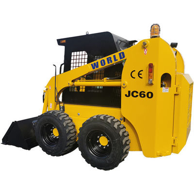 Gleiter-Lader-gelbe Farbe 4WD Kubota mit multi Funktions-Zubehör