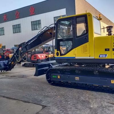 Langer Arm-Bagger With Rubber Tracks