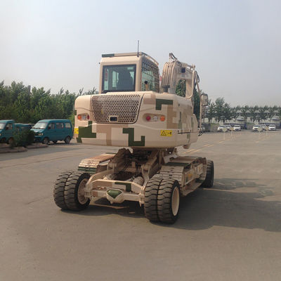 Antikollisionsrad-Lader-Bagger Compact Flexible Yanmar drehte Bagger