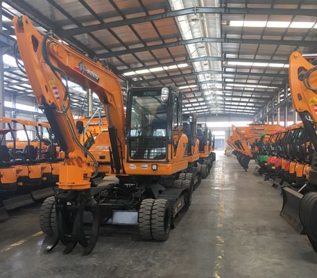 Yuchai-Maschinen-kleine Mini Excavator Yellow Hydraulic Excavator-Maschine