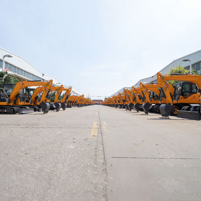 Yuchai-Maschinen-kleine Mini Excavator Yellow Hydraulic Excavator-Maschine