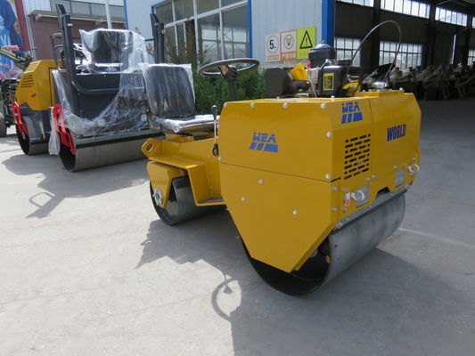 Fester Struktur-Vibrationsbodenverdichter-rechter steuernder doppelter Trommel-Bodenverdichter