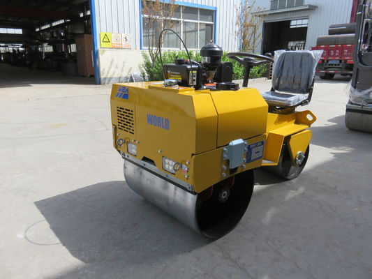 Fester Struktur-Vibrationsbodenverdichter-rechter steuernder doppelter Trommel-Bodenverdichter