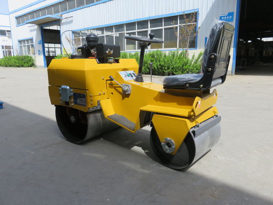 Fester Struktur-Vibrationsbodenverdichter-rechter steuernder doppelter Trommel-Bodenverdichter