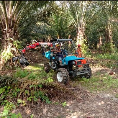 Offener Fahrerhaus-Traktor für Palmöl-Plantagen mit Zapfwellendrehzahl 240-1340rpm und landwirtschaftlichem Reifen