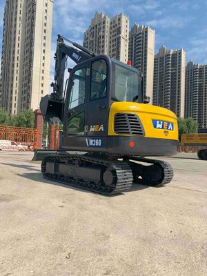 Landwirtschaftlicher Mini Crawler Excavator 3.8m Max Digging Depth Equivalent To KOMATSU Pc60