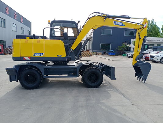 Mechaniker Mini Wheel Crawler Excavator Bucket 0,2--.6cbm für den Fluss sauber