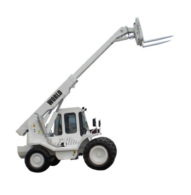 4 Dieselmotor-des Teleskopladers 2.5T des Rad-Antriebs-EPA Last teleskopischer Gabelstapler 4WD Telehandler