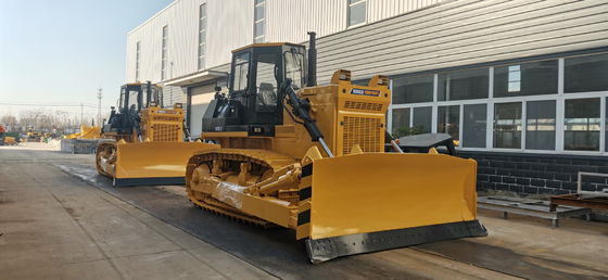 23.500 kg Raupenlader-Bulldozer mit 38 Bodenplatten auf jeder Seite, 6,4 cbm Schild