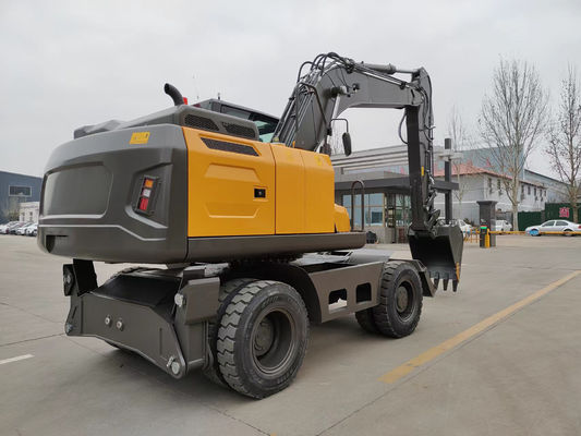 Mini-Log Grapple Wheel Backhoe Bagger 0,6cbm bis 0,8cbm für die städtische Technik