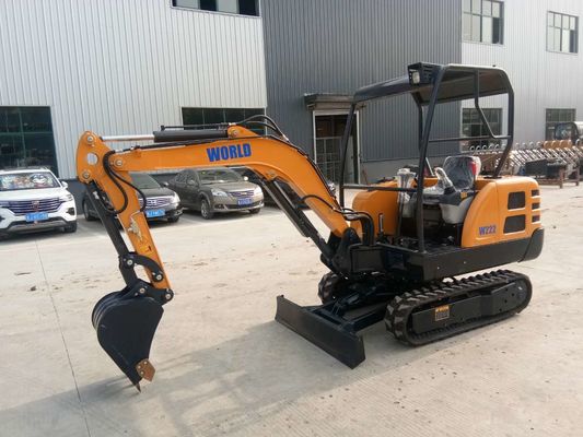 Max. Grubentiefe 2450mm Kleiner Crawler-Gräber für maximale Hebhöhe der Klinge 240mm