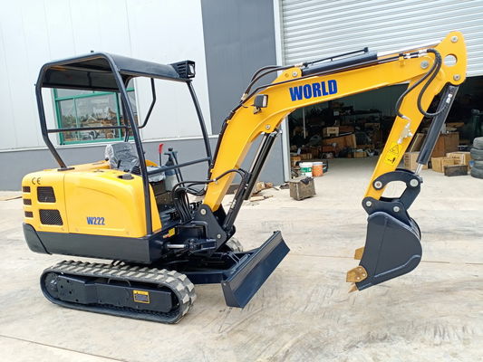 Max. Grubentiefe 2450mm Kleiner Crawler-Gräber für maximale Hebhöhe der Klinge 240mm