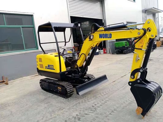 Leichtgewicht 2200 kg Kleiner Crawler-Backhoe mit 15,3KN Maximale Eimergräberkraft Similart CAT 301 302 303