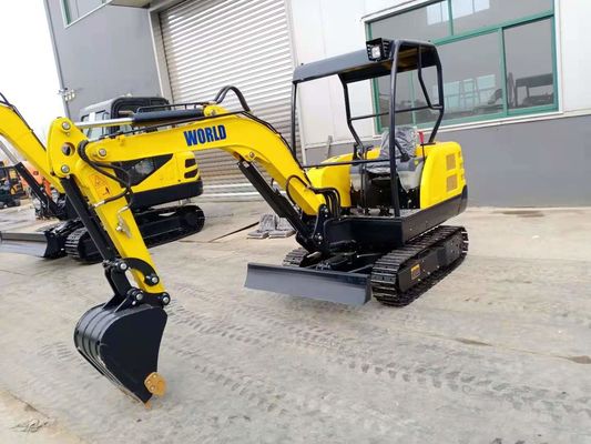 Leichtgewicht 2200 kg Kleiner Crawler-Backhoe mit 15,3KN Maximale Eimergräberkraft Similart CAT 301 302 303