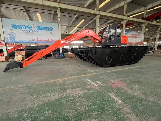 China Top-Marke nicht genutzte Amphibienbagger HK150SD mit 0,25 M3 Flussreinigungsmaschine Langstrecken-Boom