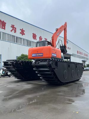 China Top-Marke nicht genutzte Amphibienbagger HK150SD mit 0,25 M3 Flussreinigungsmaschine Langstrecken-Boom