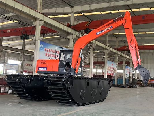 WELT Amphibienbagger HK150SD mit 0,25 bis 0,5 M3 Flussreinigungsmaschine Langstrecken-Boom