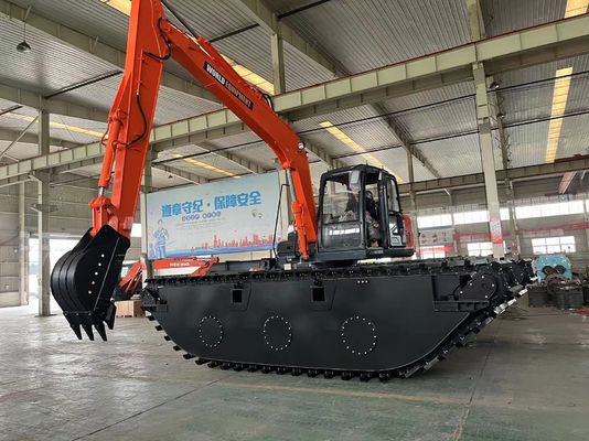 WELT Amphibienbagger HK150SD mit 0,25 bis 0,5 M3 Flussreinigungsmaschine Langstrecken-Boom