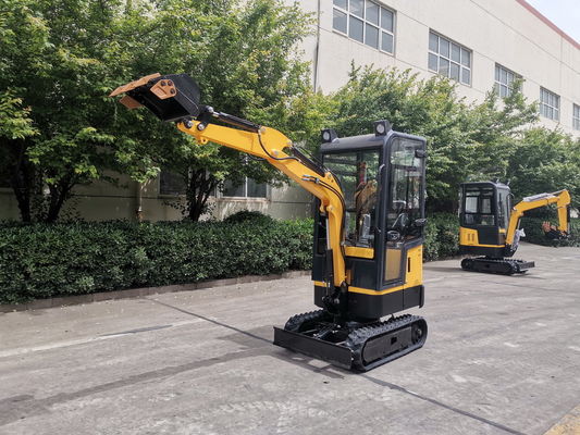 Minibagger 0,02 bis 0,5 M3 Betriebsgewicht 1000 kg Gummi- oder Stahlspur