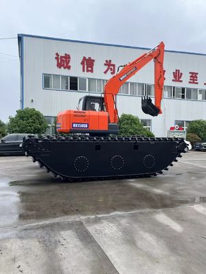 1300 mm Pontoon Breite Bagger im Fluss für schwere Anwendungen und Projekte