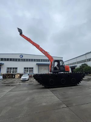 1300 mm Pontoon Breite Bagger im Fluss für schwere Anwendungen und Projekte
