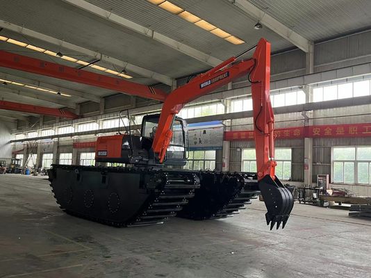 1300 mm Pontoon Breite Bagger im Fluss für schwere Anwendungen und Projekte