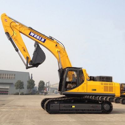 Sicherheits-Rahmen-Gummireifen-Bagger Yellow Mini Hydraulic Excavator