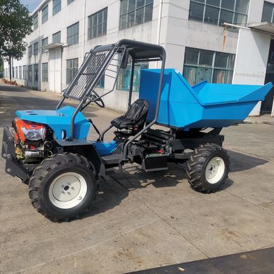 Blauer Mini Garden Tractor Diesel Electric-Traktor mit halten sich fest